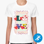 Женская спортивная футболка