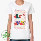 Женская футболка органик