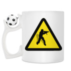 Кружка с футбольным мячиком
