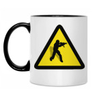 Кружка двухцветная