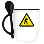 Кружка с ложкой