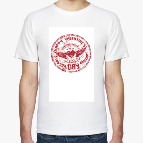 Футболка с принтом День святого Валентина