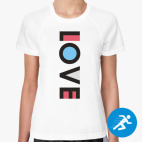 Женская спортивная футболка