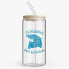 Банка с бамбуковой крышкой