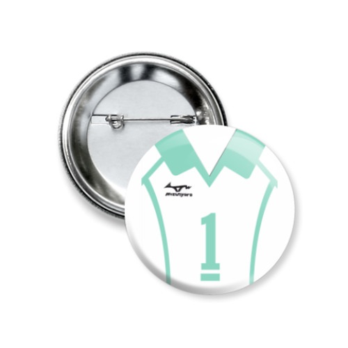 Значок 37мм с принтом Haikyuu!! Волейбол!! Тоору Ойкава