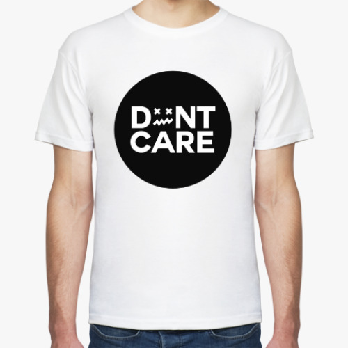 Футболка с принтом Dont Care