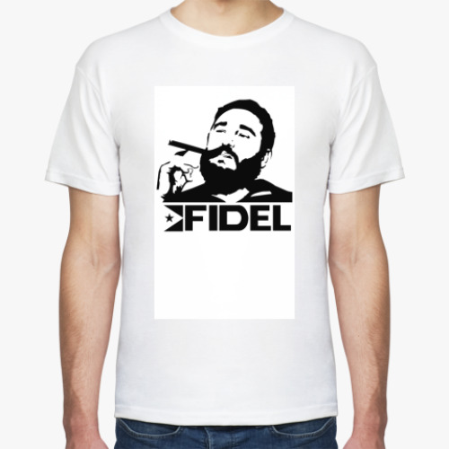 Футболка с принтом Fidel