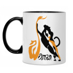 Дикая женщина. Пантера и девушка