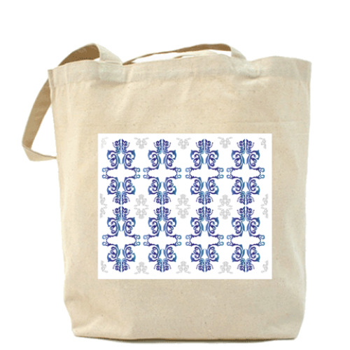 Сумка шоппер с принтом Этно русский стиль