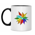 Кружка двухцветная