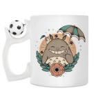 Кружка с футбольным мячиком