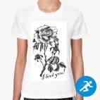 Женская спортивная футболка