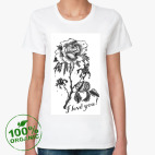 Женская футболка органик