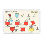 Магнит 7,5 x 5,1 см 'Узвар из яблок'