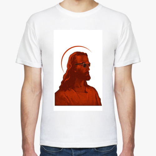 Футболка с принтом Иисус любит вас!