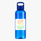 Прозрачная спортивная бутылка