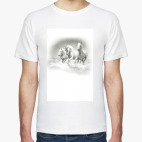 Тройка белых лошадей