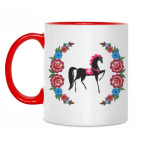 Двухцветная кружка Подарок тестю