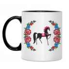 Кружка двухцветная