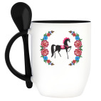 Кружка с ложкой