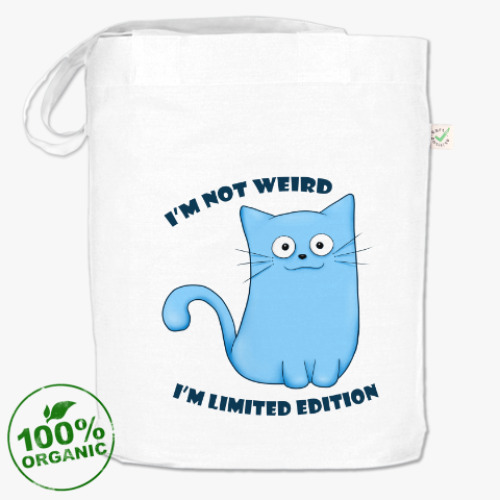 Сумка шоппер с принтом Кот Limited Edition