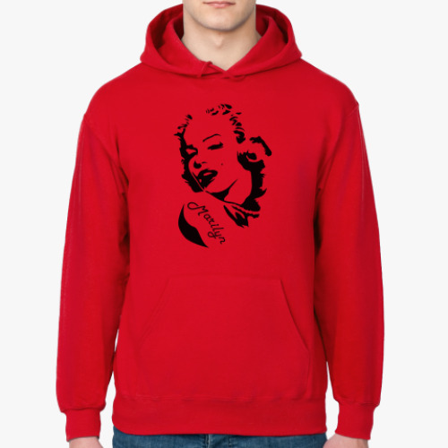 Толстовка худи с принтом Marilyn