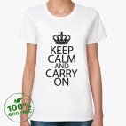 Женская футболка органик