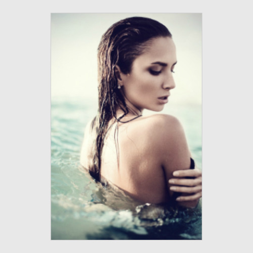 Постер с принтом Русалка