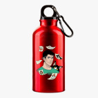 Металлическая бутылка 400 мл UV-DTF