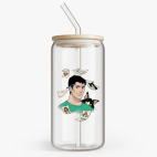 Банка с бамбуковой крышкой