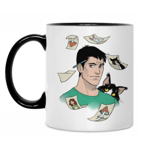 Кружка с принтом Ланс и Сеня