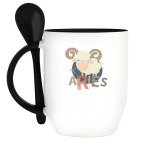 Кружка с ложкой