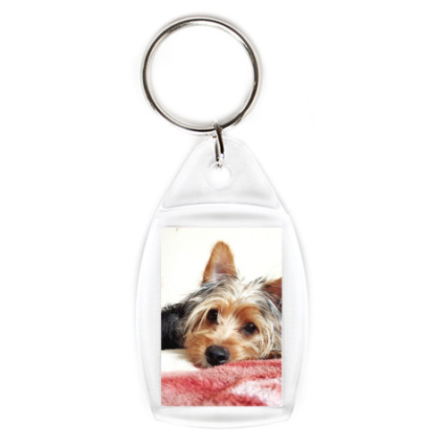 Брелок с принтом Собачка Филя