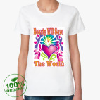 Женская футболка органик