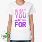 Женская футболка органик