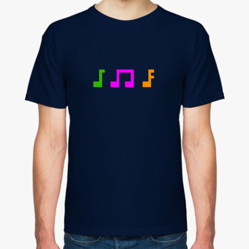 Футболка с принтом 8-bit music