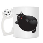 Кружка с футбольным мячиком
