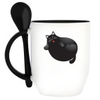 Кружка с ложкой