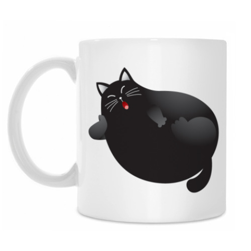 Кружка с принтом Кот