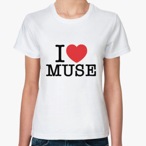 Классическая футболка с принтом Muse