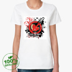 Женская футболка органик