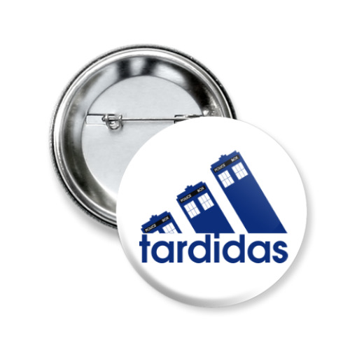 Значок 50мм с принтом Tardidas