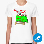 Женская спортивная футболка