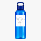 Прозрачная спортивная бутылка