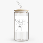 Банка с бамбуковой крышкой