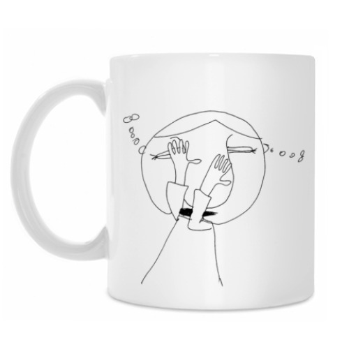 Кружка с принтом Little d.