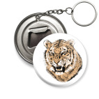 Брелок-открывашка 50 мм Тигр