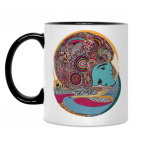 Кружка двухцветная