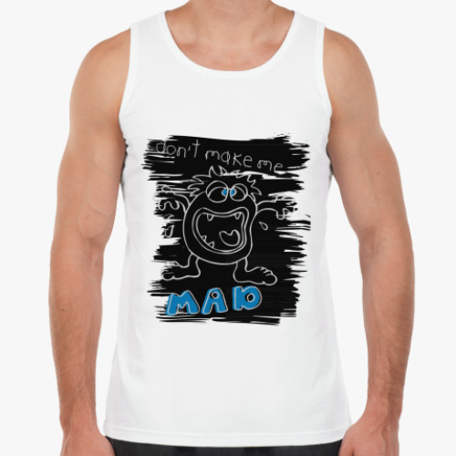 Майка с принтом monster