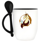 Кружка с ложкой